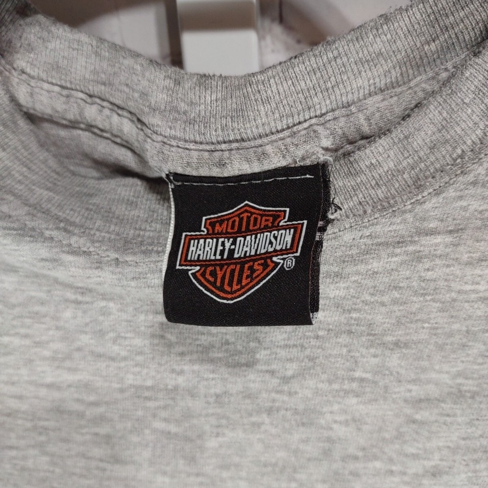 Harley Davidson M Shirt Gray 100 Anniversary Talladega Test Facility Lincoln AL - Picture 6 of 12